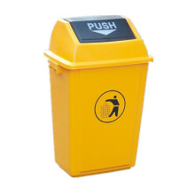 10/20/40/60 Litros Outdoor Push Plastic Garbage Bin (YW0013)